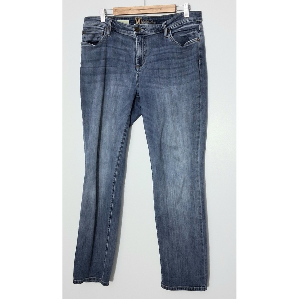 Kut From The Kloth Jeans Women's Size 14 Katy Boyfriend Blue Medium Wash Pre-own